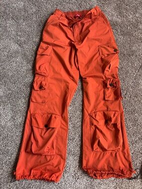 Smoke Rise Red Cargo Pants